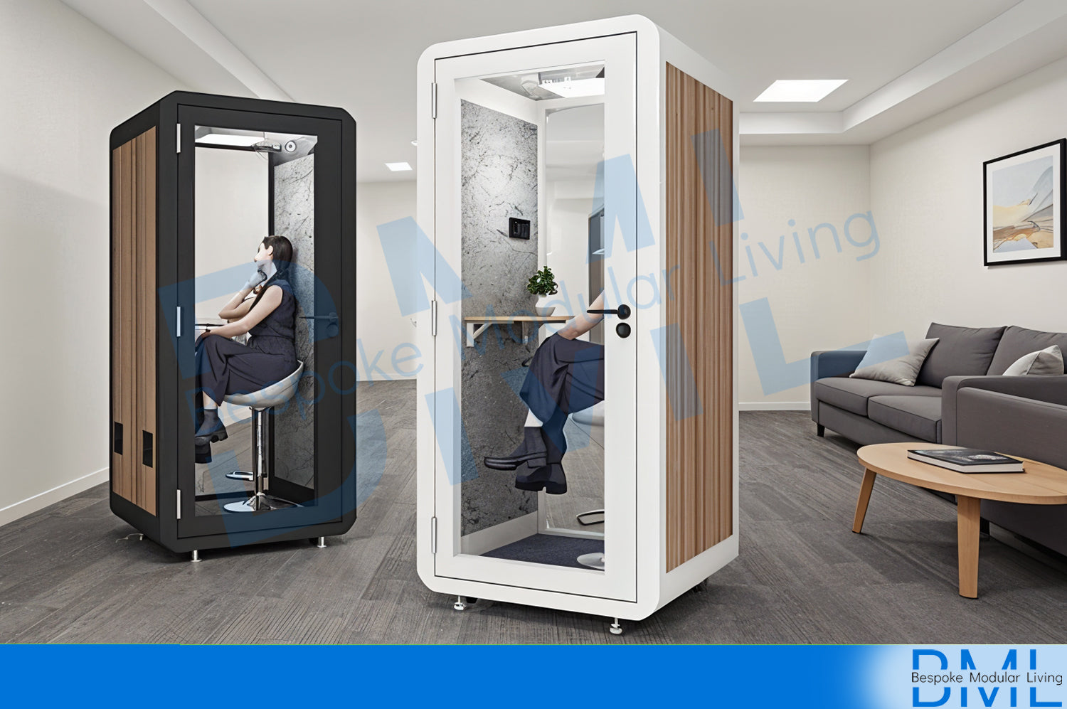 Soundproof Pod - 1000(L) x 1000(W) x 2300(H)