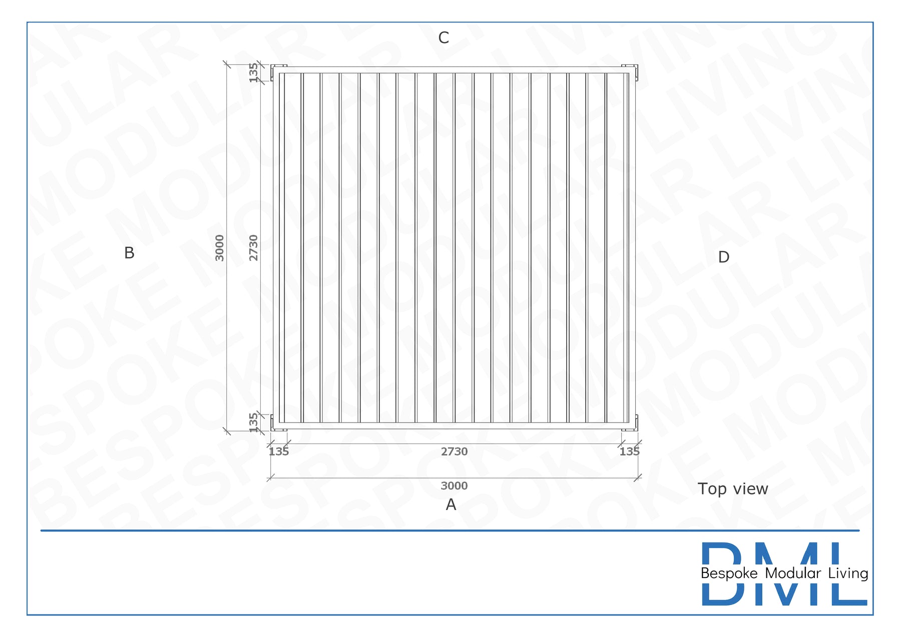 Motorised Louvered Pergola 3m x 3m