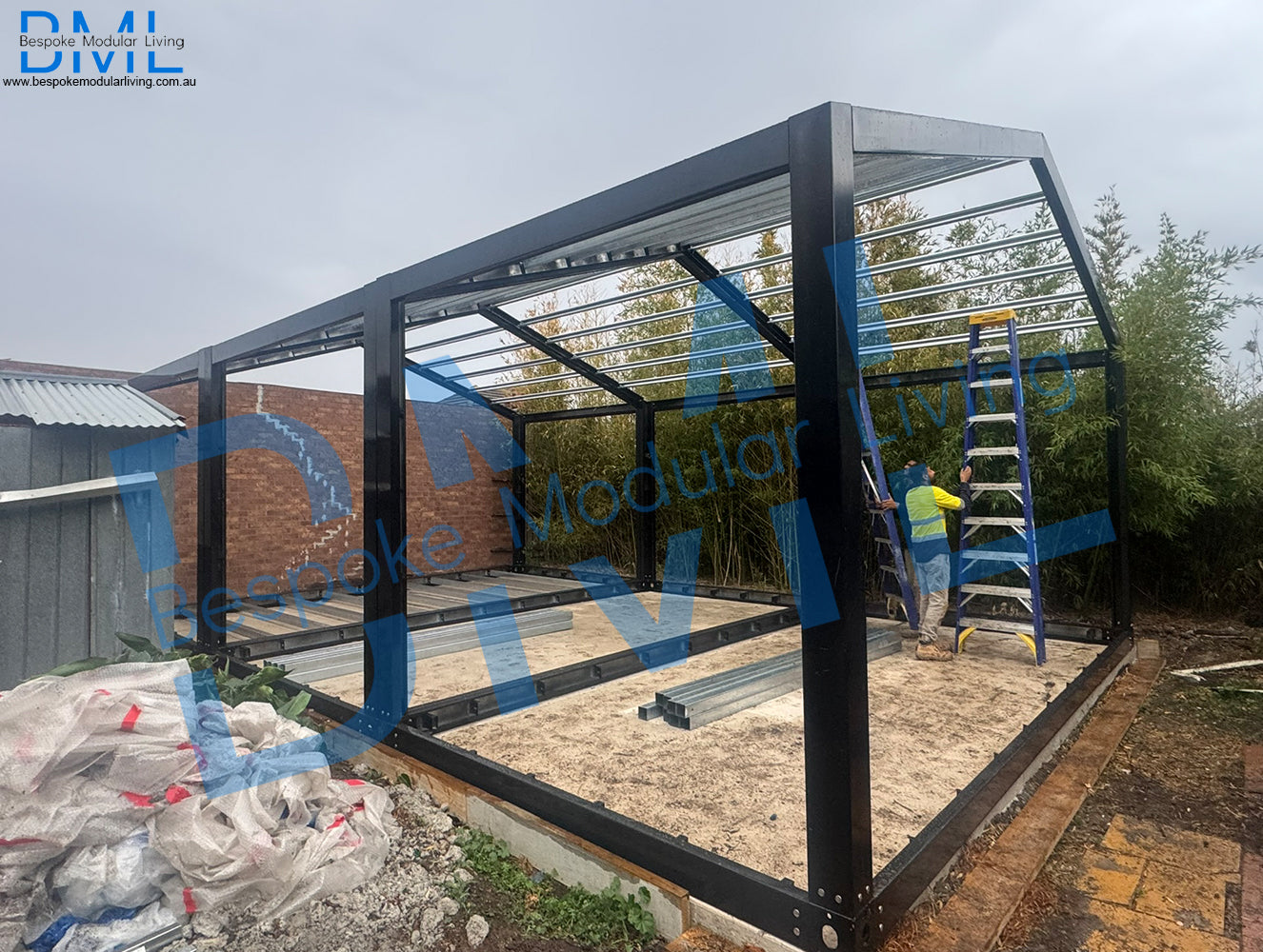 6m x 3m Gable Roof Frame