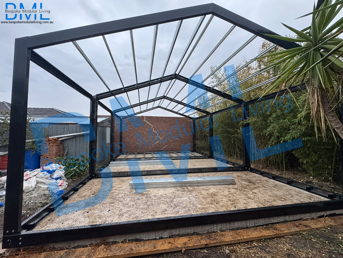 6m x 3m Gable Roof Frame