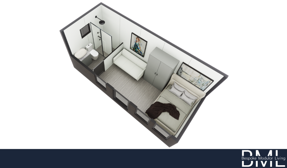 Moduflex 6m x 2.4m - Bathroom