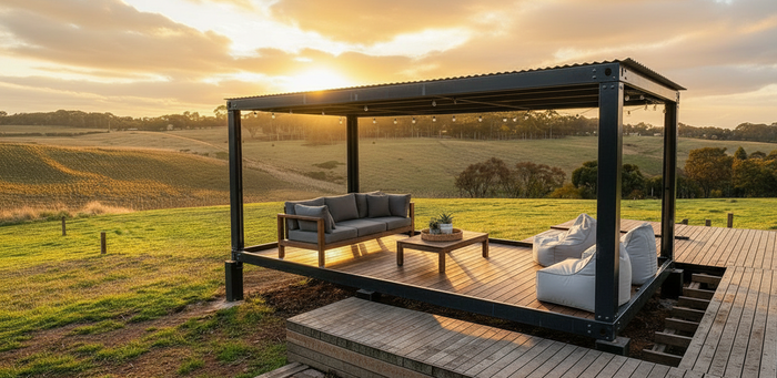 Book DIY Steel Frame Kit | 6x3m Modular Frames & Prefab Homes Australia