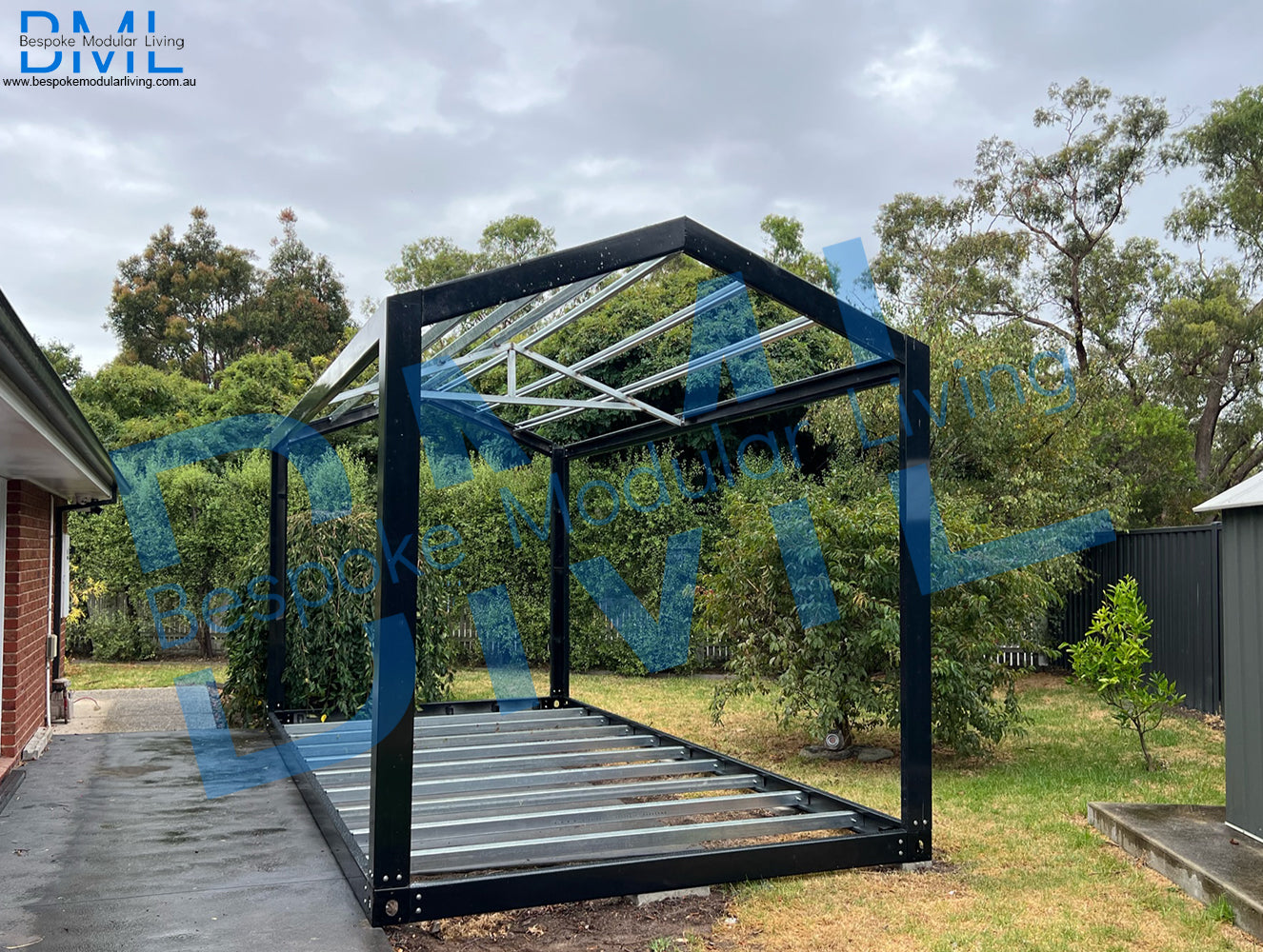 3m x 6m Pitch Roof Frame