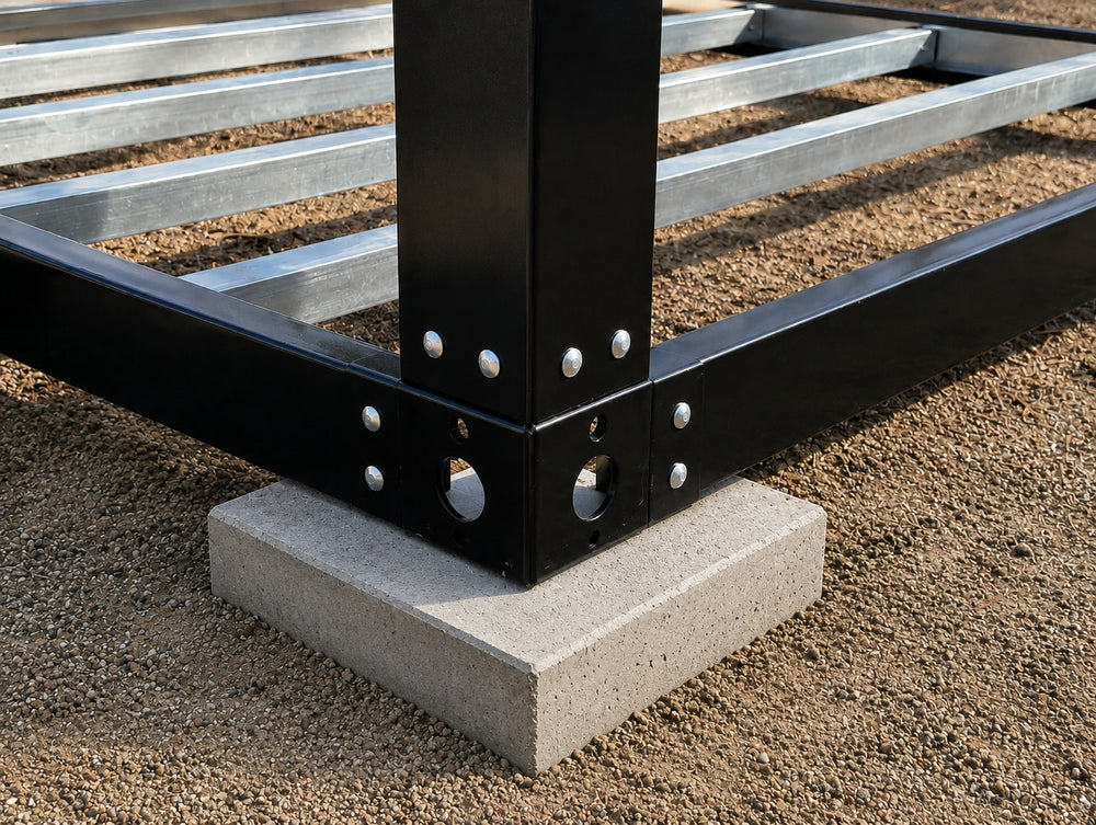 Concrete pad footings