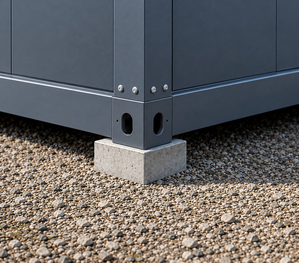 Concrete pad footings